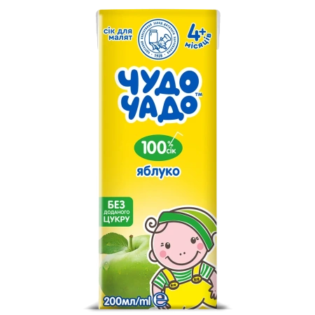 ЧУДО-ЧАДО Сок яблоко 200мл